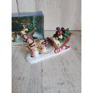 Heartland valley a holiday sleigh ride together Xmas village decor